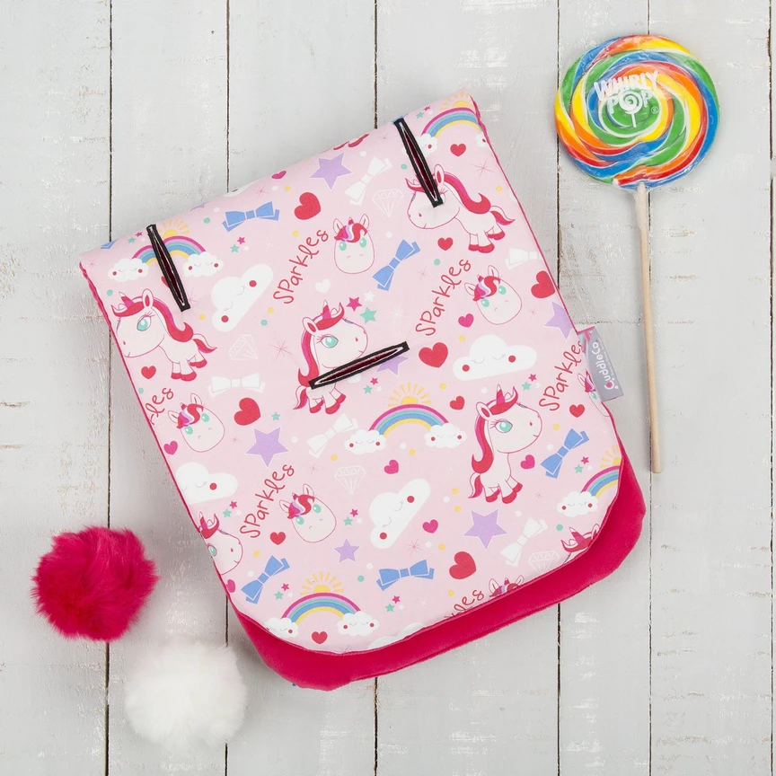 Cuddle Co Comfi Cush Stroller Liner Sparkles The Unicorn Jarrons Co