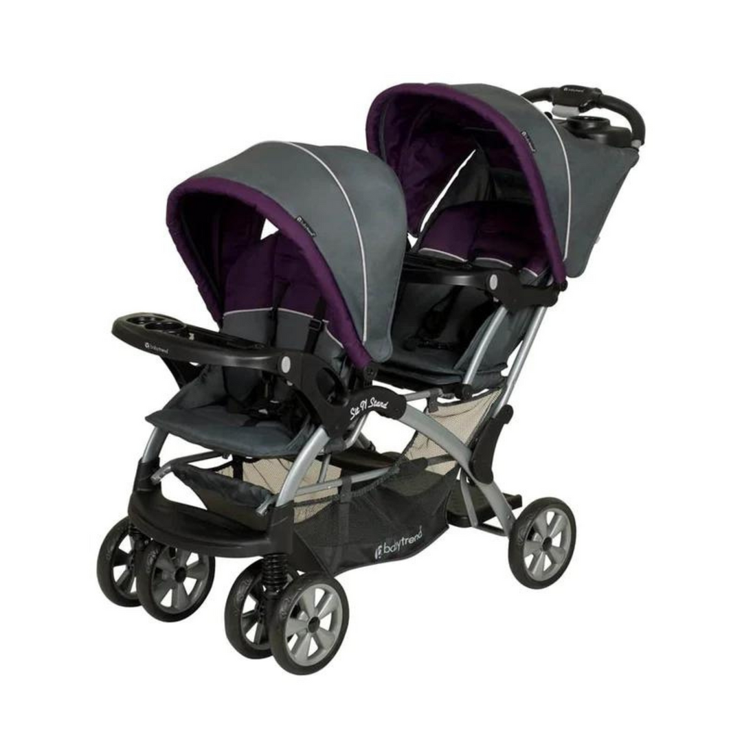 Baby Trend Sit N Stand Double Stroller Onyx Jarrons Co