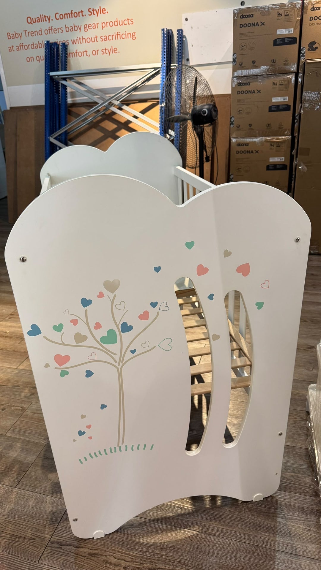Micuna Aura Baby Cot with Relax System [MINOR PRINTING ISSUE no Wheels]