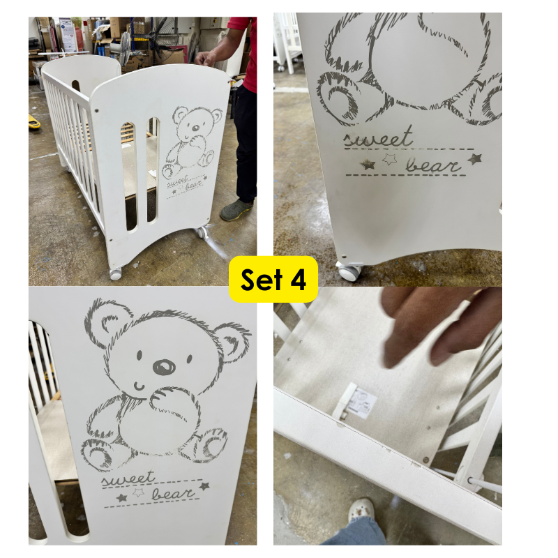 Micuna Sweet Bear Baby Cot with Relax System [Display & New Stock]