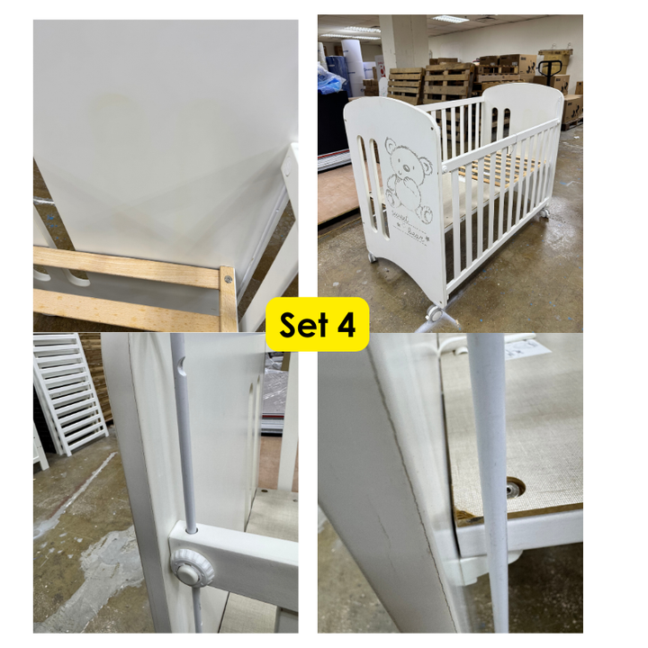 Micuna Sweet Bear Baby Cot with Relax System [Display & New Stock]