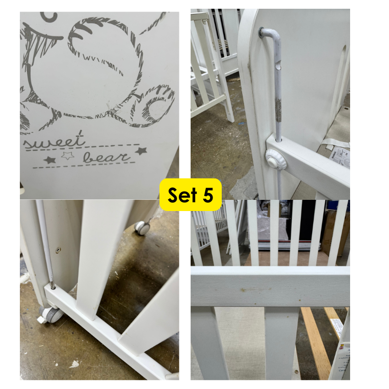 Micuna Sweet Bear Baby Cot with Relax System [Display & New Stock]