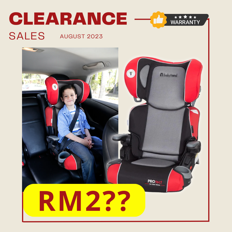 Baby Trend PROtect Car Seat Series Yumi 2 in 1 Folding Booster Seat Riley