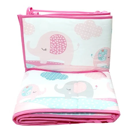 [Jarrons & Co] Happy Cot 100% Cotton Full Baby Bumper set