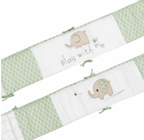 [Jarrons & Co] Happy Cot 100% Cotton Full Baby Bumper set