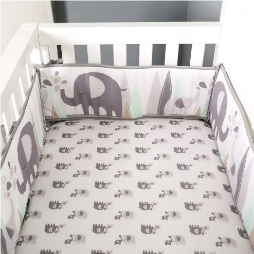 [Jarrons & Co] Happy Cot 100% Cotton Full Baby Bumper set