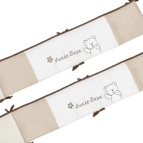 [Jarrons & Co] Happy Cot 100% Cotton Full Baby Bumper set