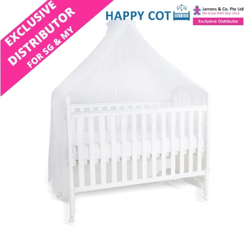 [Jarrons & Co.] Happy Cot Happy Dream 4 in 1 Convertible Baby Cot [Display Set]