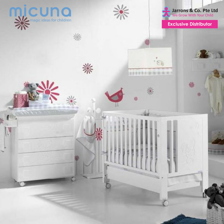 [Display Set] Micuna Cielo Luxe Blanco Baby Cot with Relax System