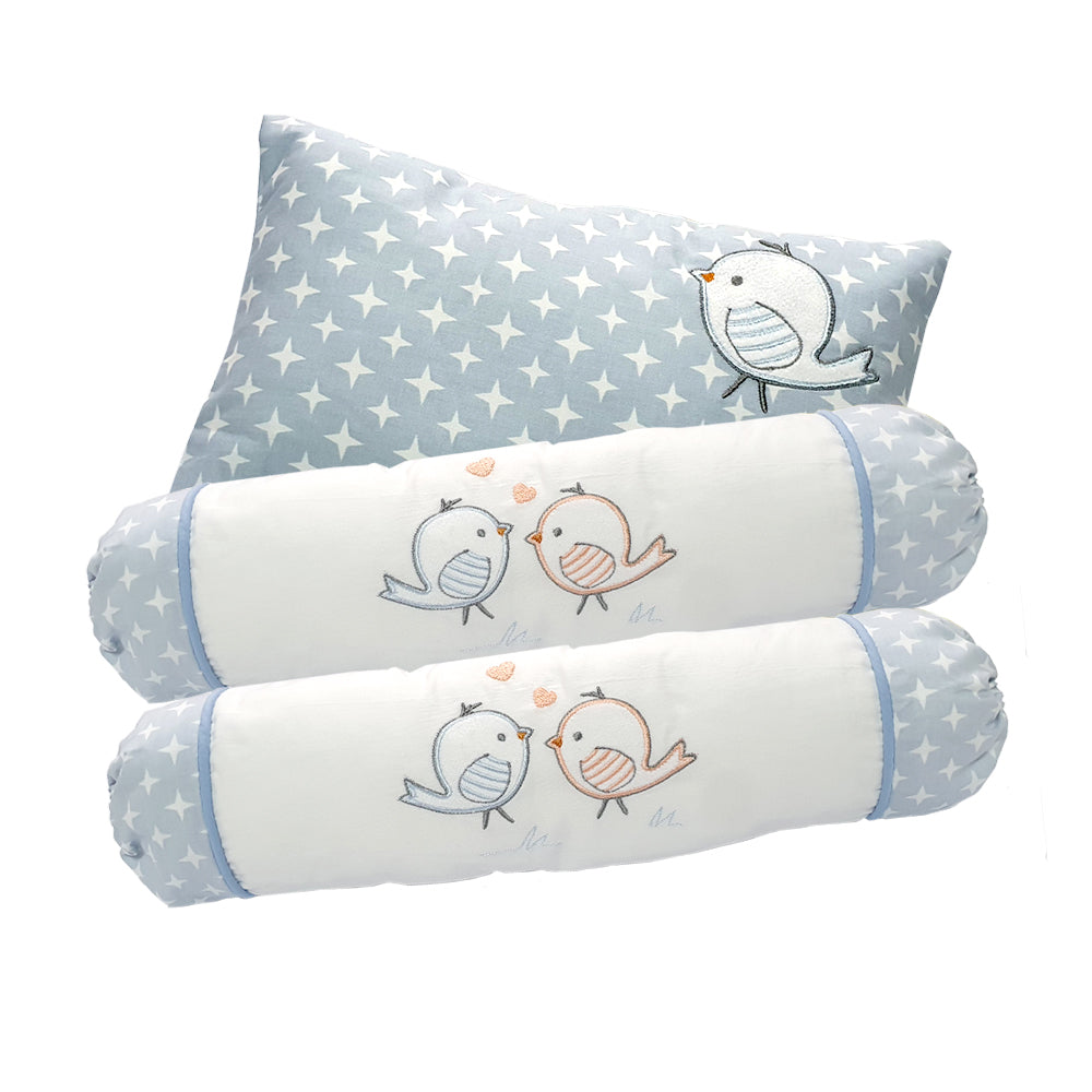 Baby Pillow & Bolster Set - Various Design