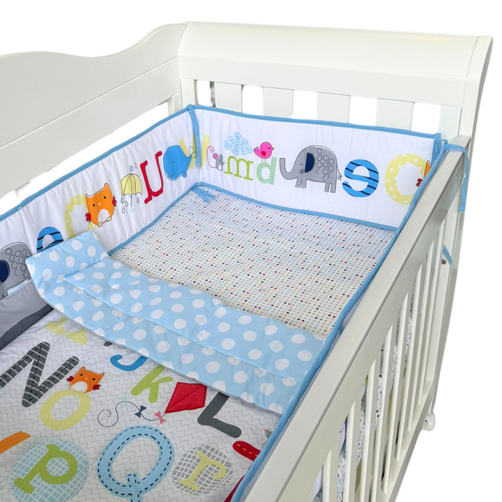 [Jarrons & Co.] Happy Cot Bedding Set for Baby Cot (4pcs)