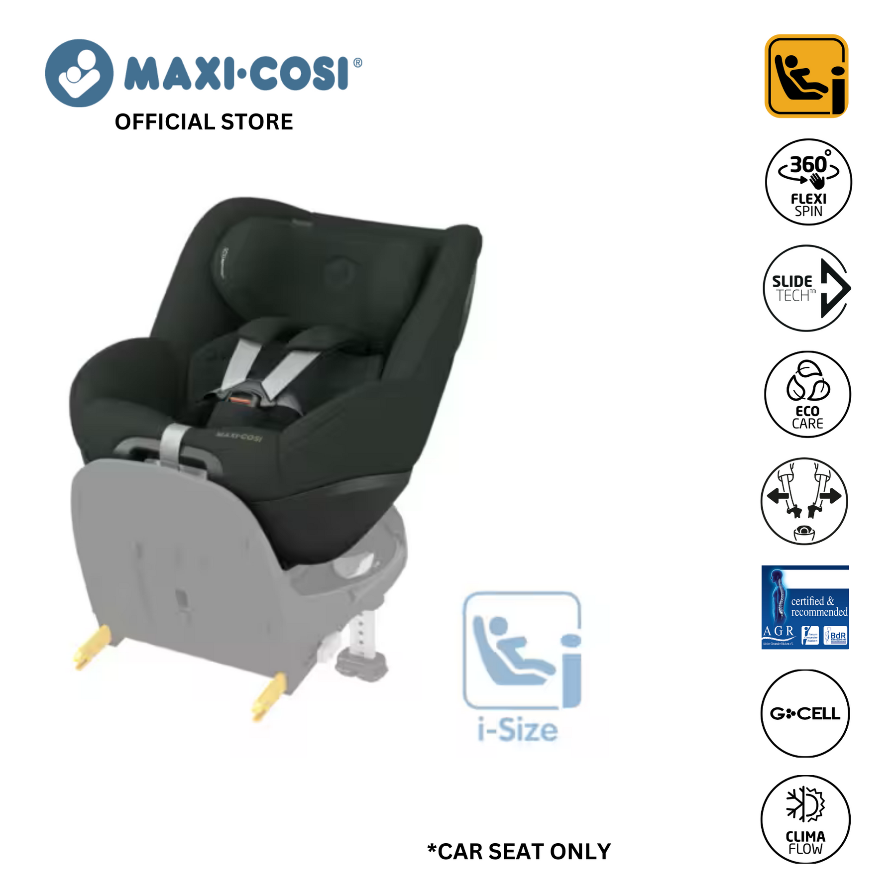 Maxi-Cosi Pearl 360 Pro – Jarrons Co