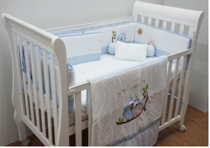 [Jarrons & Co] Happy Cot 100% Cotton Full Baby Bumper set