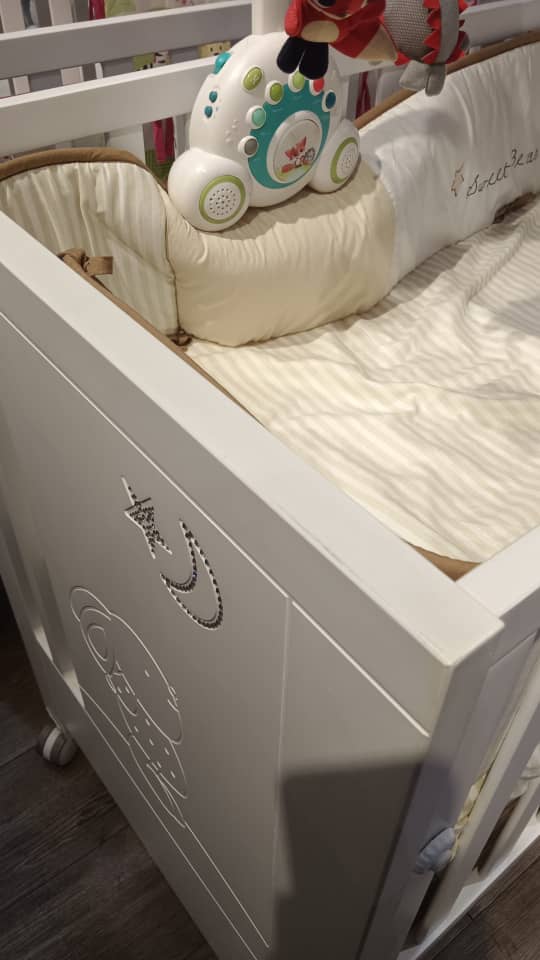 [Display Set] Micuna Cielo Luxe Blanco Baby Cot with Relax System