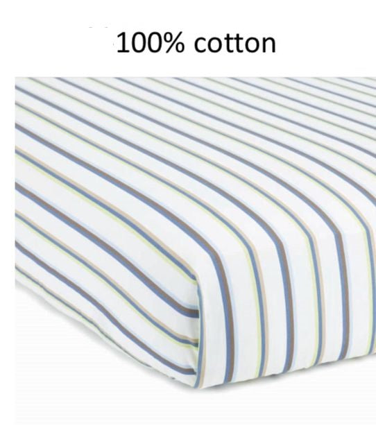 [Jarrons & Co.] Happy Cot Baby Cot Polyester/Cotton Fitted Sheet (1pc) - Various Designs