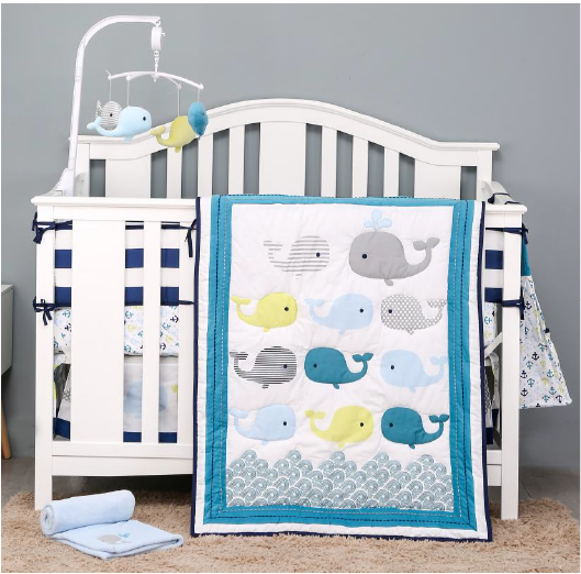 [Jarrons & Co.] Happy Cot Bedding Set for Baby Cot (4pcs)