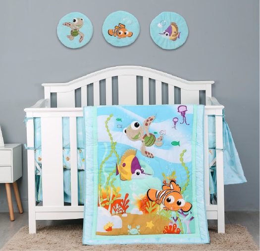 [Jarrons & Co.] Happy Cot Bedding Set for Baby Cot (4pcs)