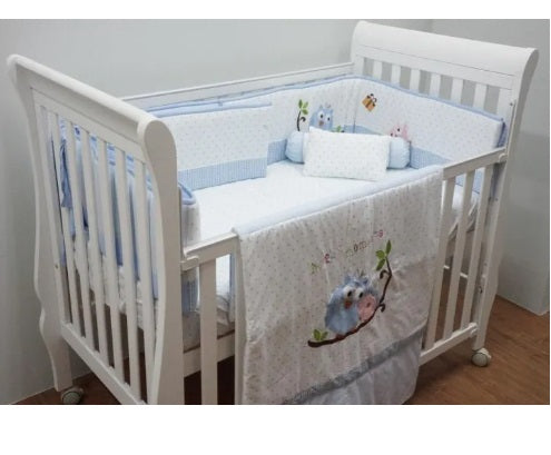 [Jarrons & Co] Happy Cot 100% Cotton Bedding Set For Baby Cot [Bedding Set C]