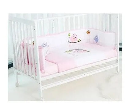 [Jarrons & Co] Happy Cot 100% Cotton Bedding Set For Baby Cot [Bedding Set C]