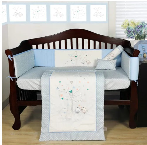 [Jarrons & Co] Happy Cot 100% Cotton Bedding Set For Baby Cot [Bedding Set C]