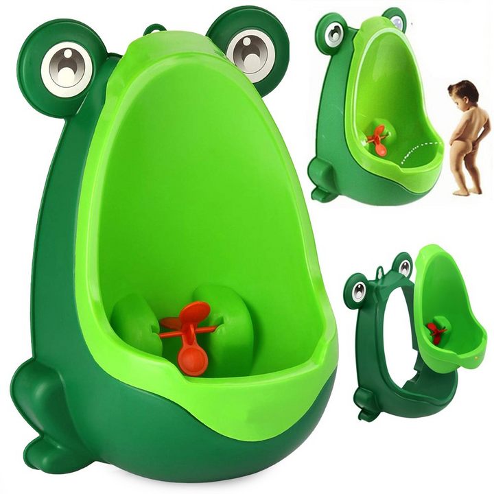 [Jarrons & Co.] Housbay Potty Training Urinal for Toddler - Frog (green/Blue)