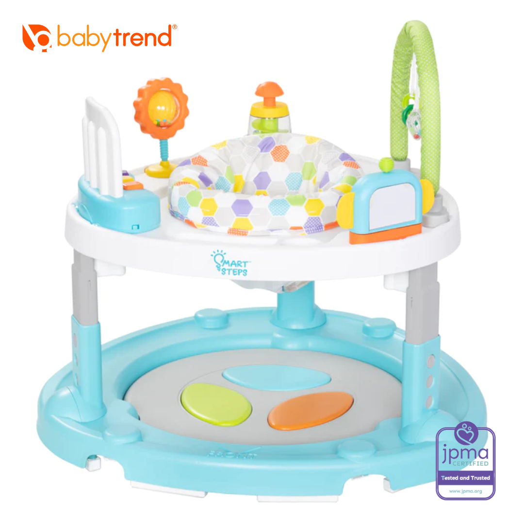 Baby Trend Smart Steps by Baby Trend Bounce N’ Dance 4-in-1 Activity Center Walker - Hexagon Dots