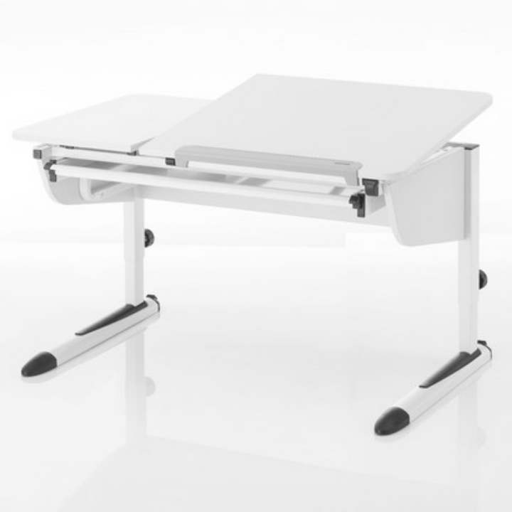 Kettler Logo Duo (II) Desk [Natural/White/Silver] - 3 Years Warranty