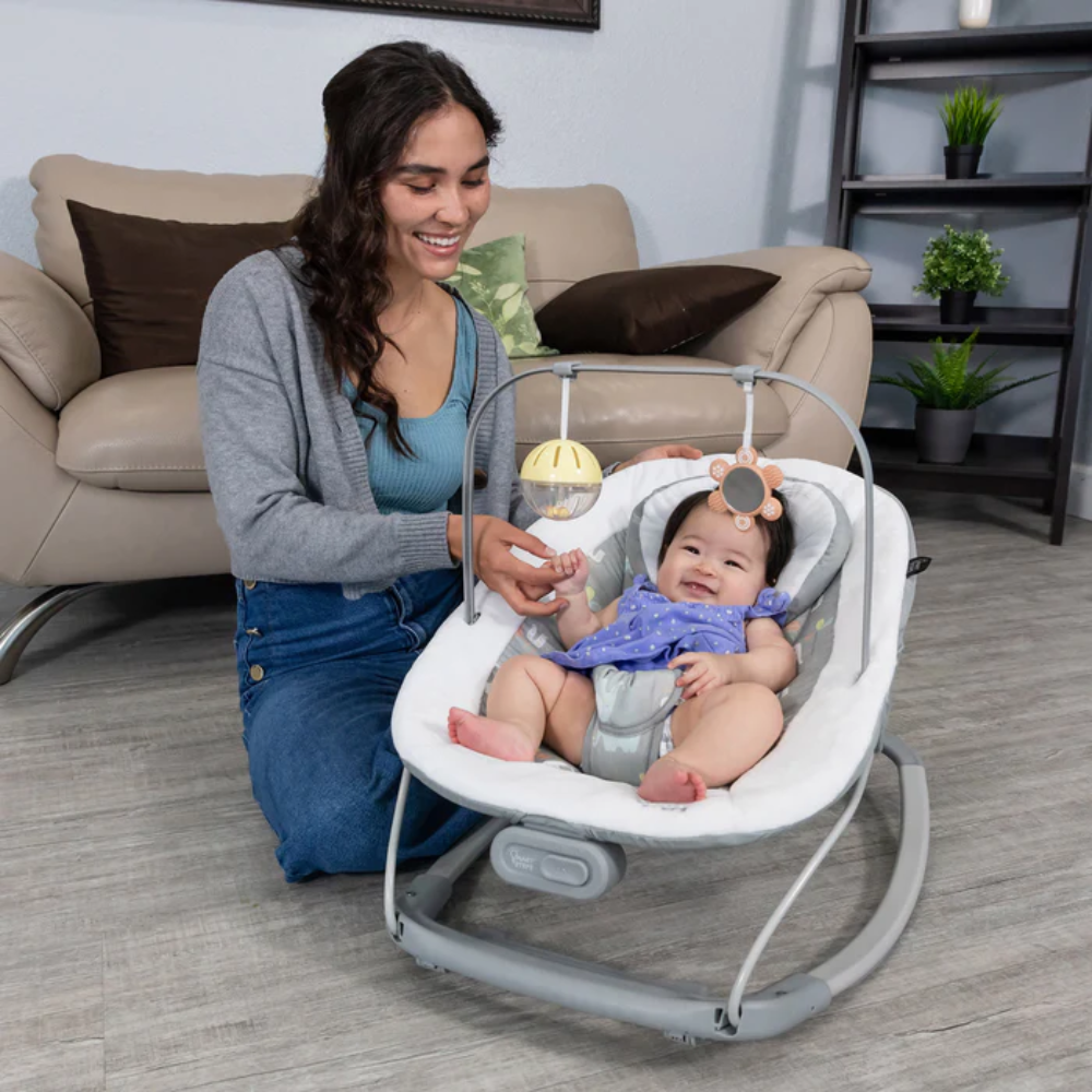 Smart Steps My First Rocker 2 Bouncer - Two of a Kind Grey