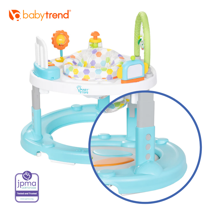 Baby Trend Smart Steps by Baby Trend Bounce N’ Dance 4-in-1 Activity Center Walker - Hexagon Dots