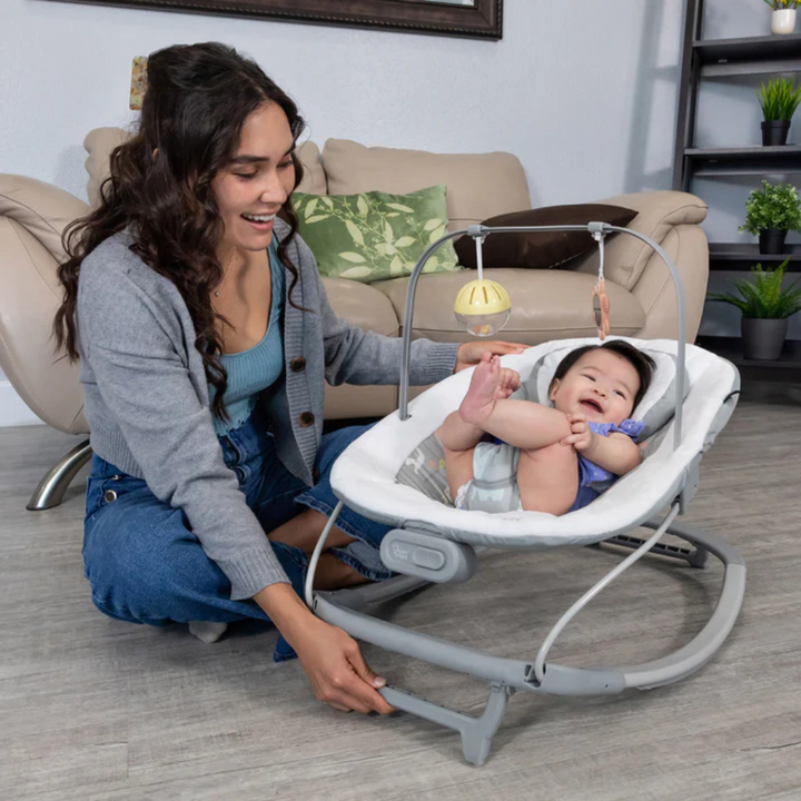 Smart Steps My First Rocker 2 Bouncer - Two of a Kind Grey