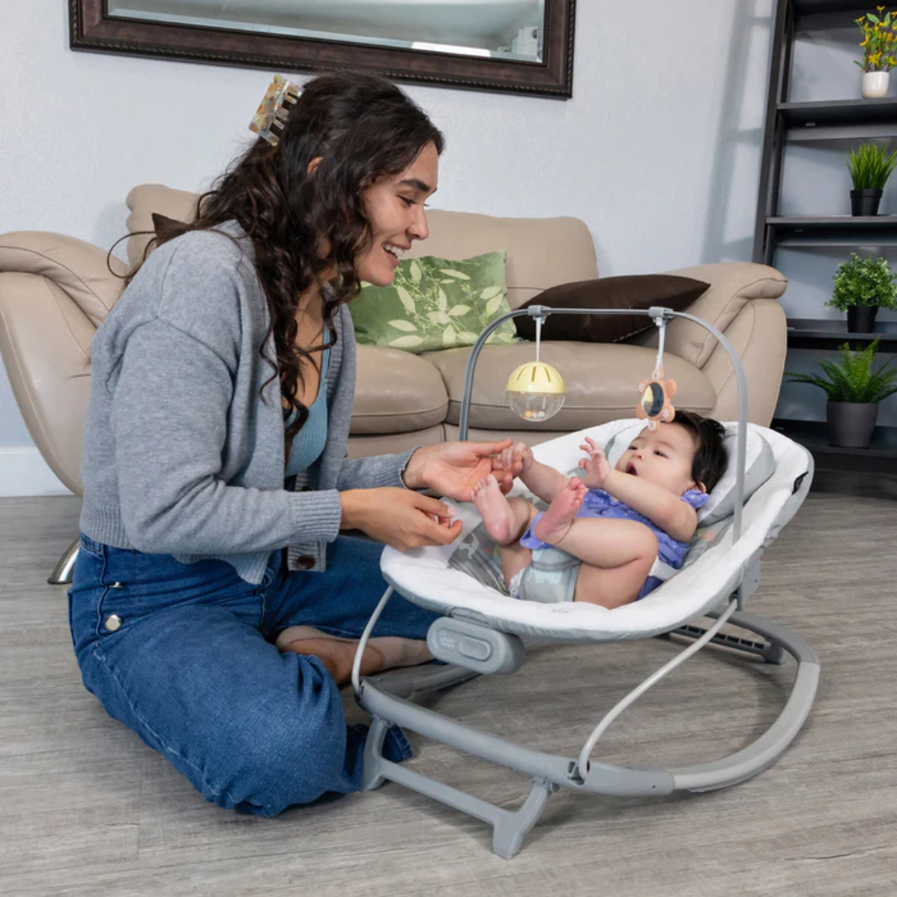 Smart Steps My First Rocker 2 Bouncer - Two of a Kind Grey