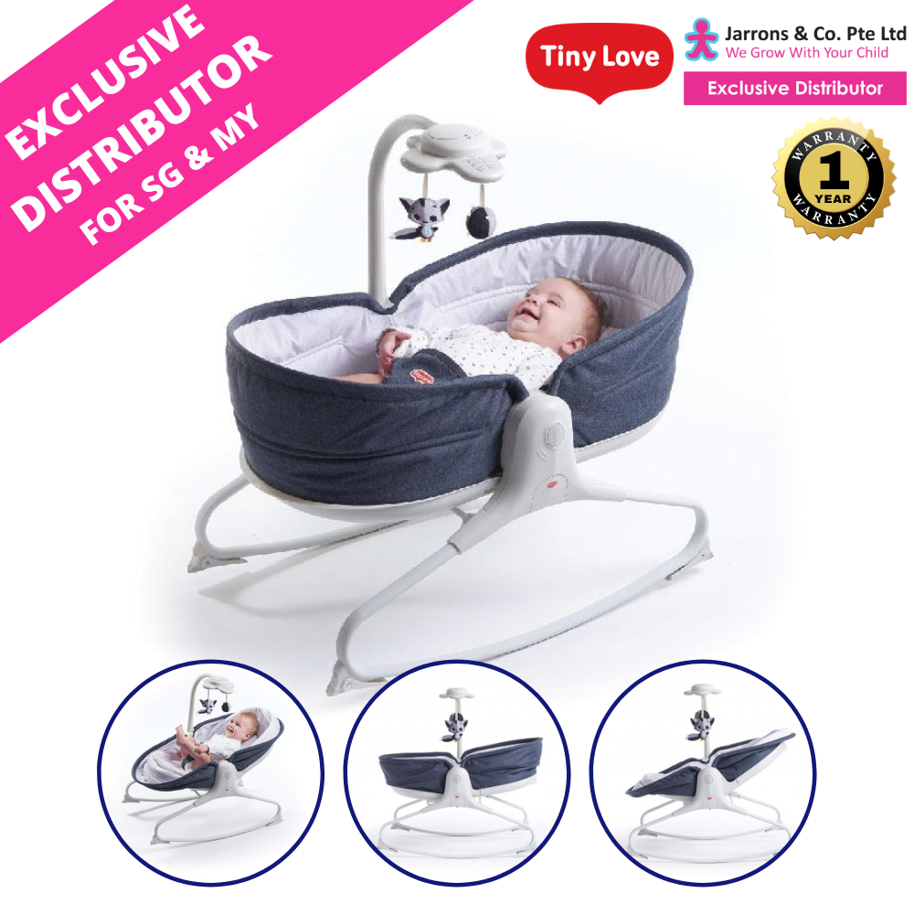 3 in 1 rocker napper grey sales