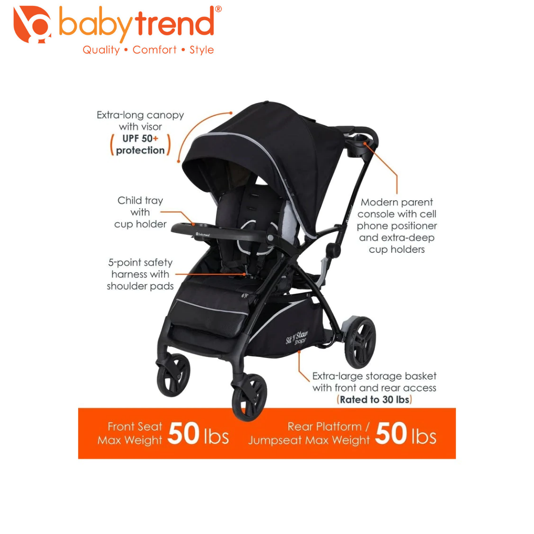 Baby Trend Sit N Stand® 5-in-1 Shopper Stroller