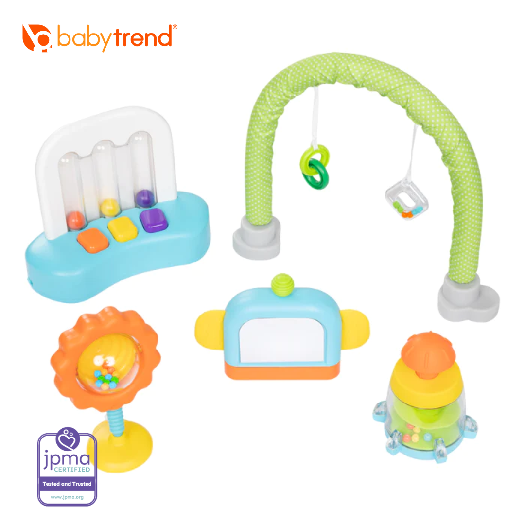 Baby Trend Smart Steps by Baby Trend Bounce N’ Dance 4-in-1 Activity Center Walker - Hexagon Dots