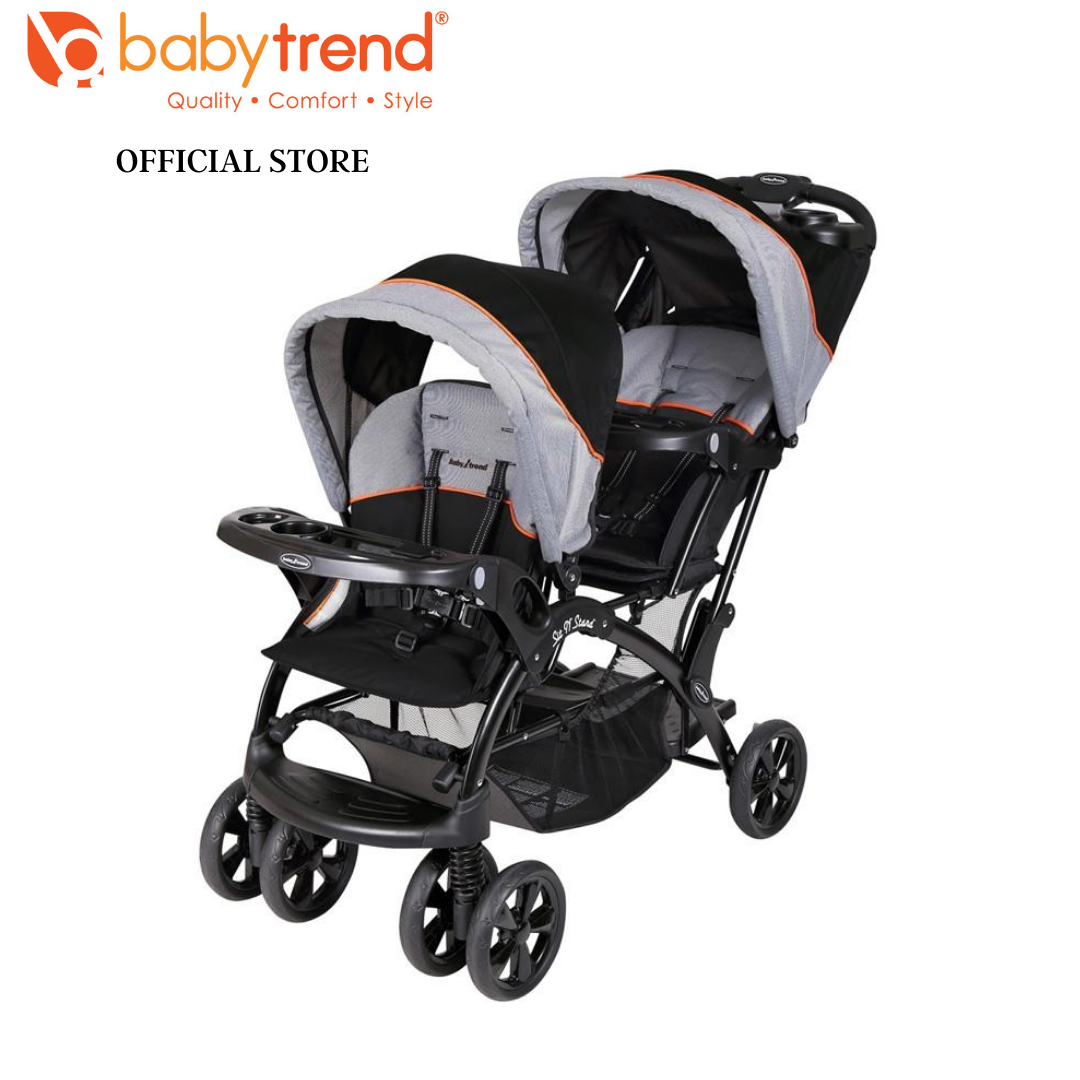 baby trend sit and stand double stroller onyx