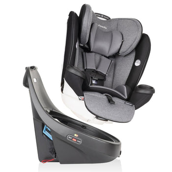 EVENFLO Gold Revolve360 Rotational All-in One Convertible Car Seat - Moonstone Black