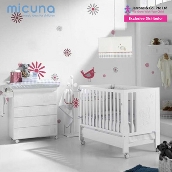 Micuna Cielo Luxe Blanco Baby Cot with Relax System