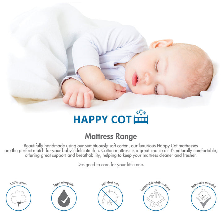 4" Bamboo Anti Dust Mite with Holes Foam Mattress