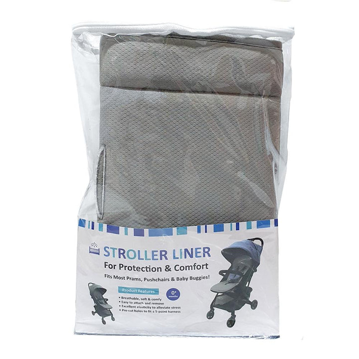 Happy Cot Bamboo Fibre Stroller Liner - Royal Grey