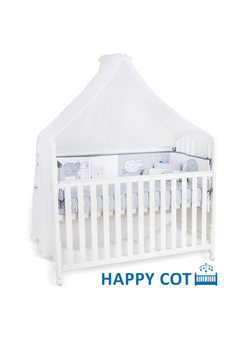 Happy Dream 4 in 1 Convertible Baby Cot [Display Set] [Cot Only]