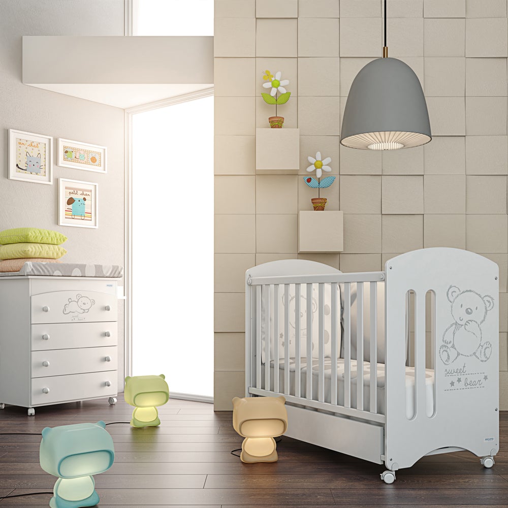Micuna Sweet Bear Baby Cot with Relax System [Display & New Stock]