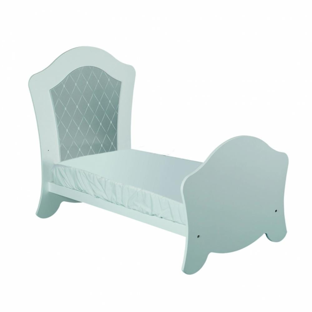 Micuna Big Alexa With Inclinable Mattress Base (White/Silver)