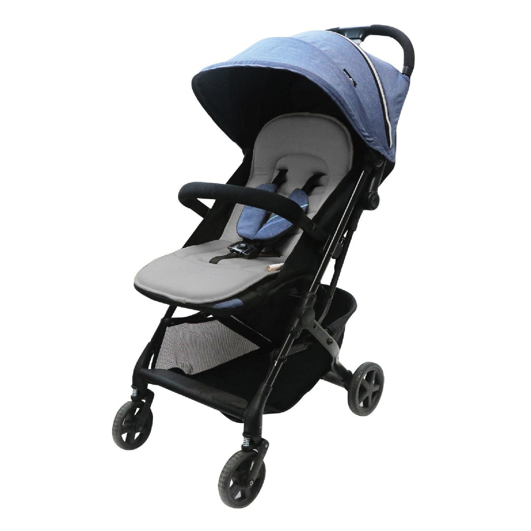 Happy Cot Bamboo Fibre Stroller Liner - Royal Grey